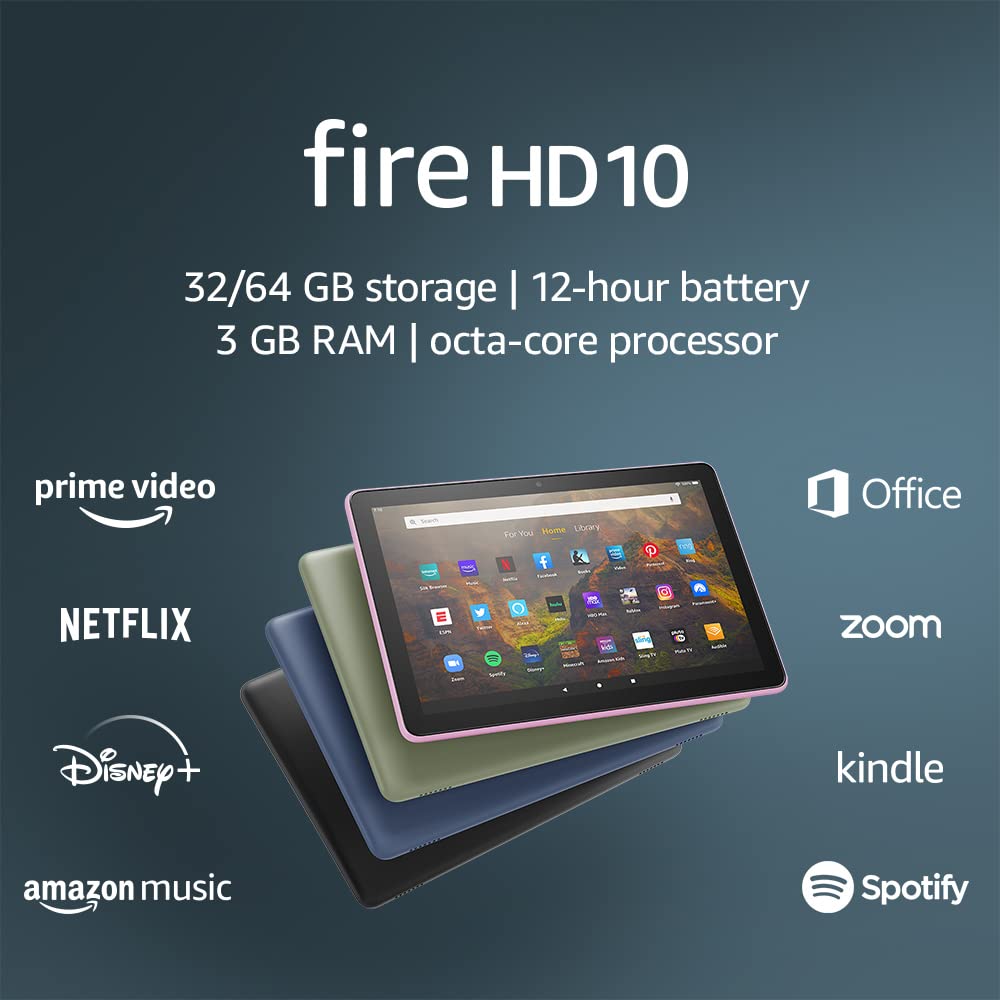Amazon Fire HD 10 tablet, 10.1
