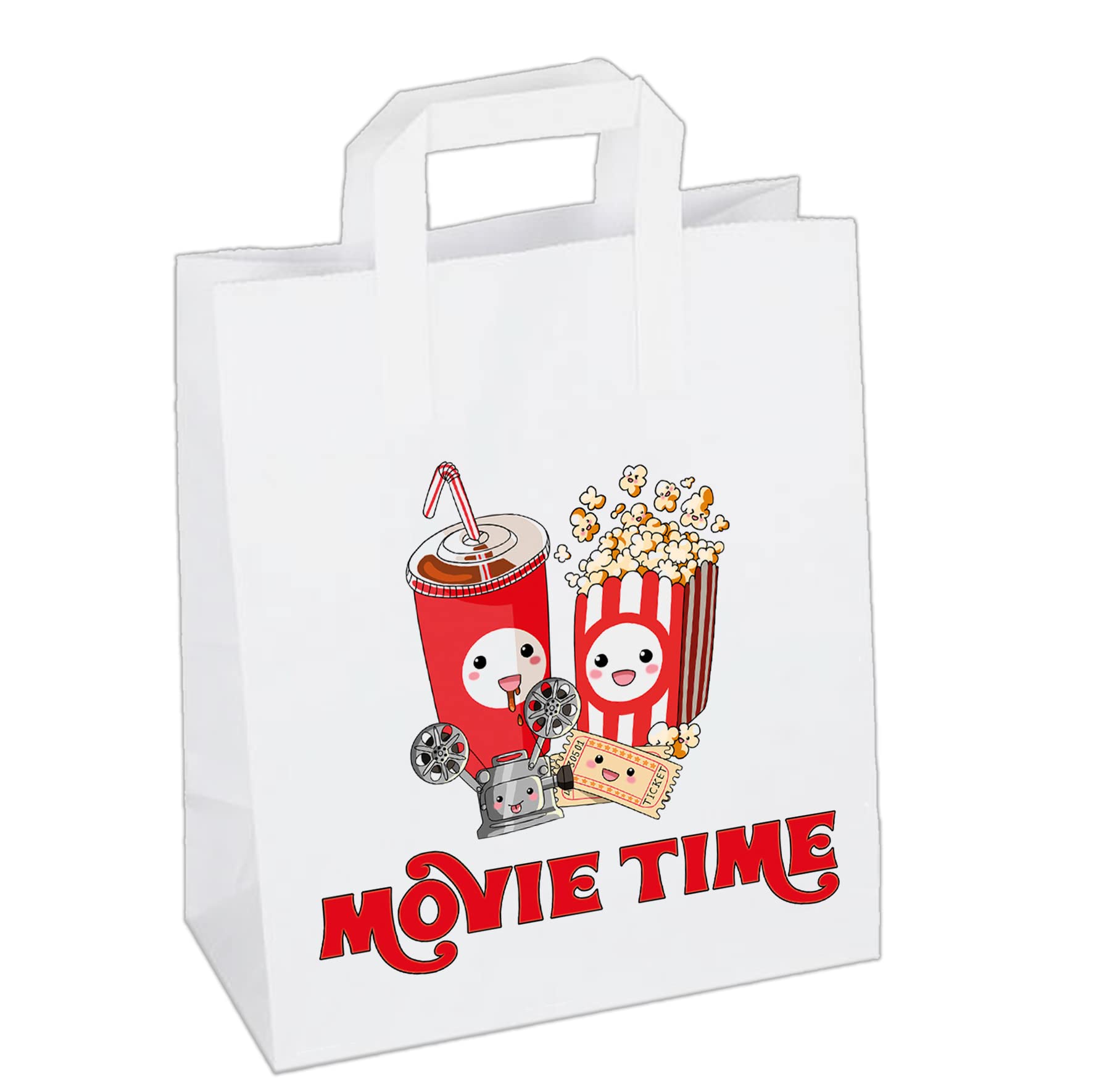 AK Giftshop Movie Cinema Film Night Party Bags Goody Loot Treat Gift Bags (Pack of 6)