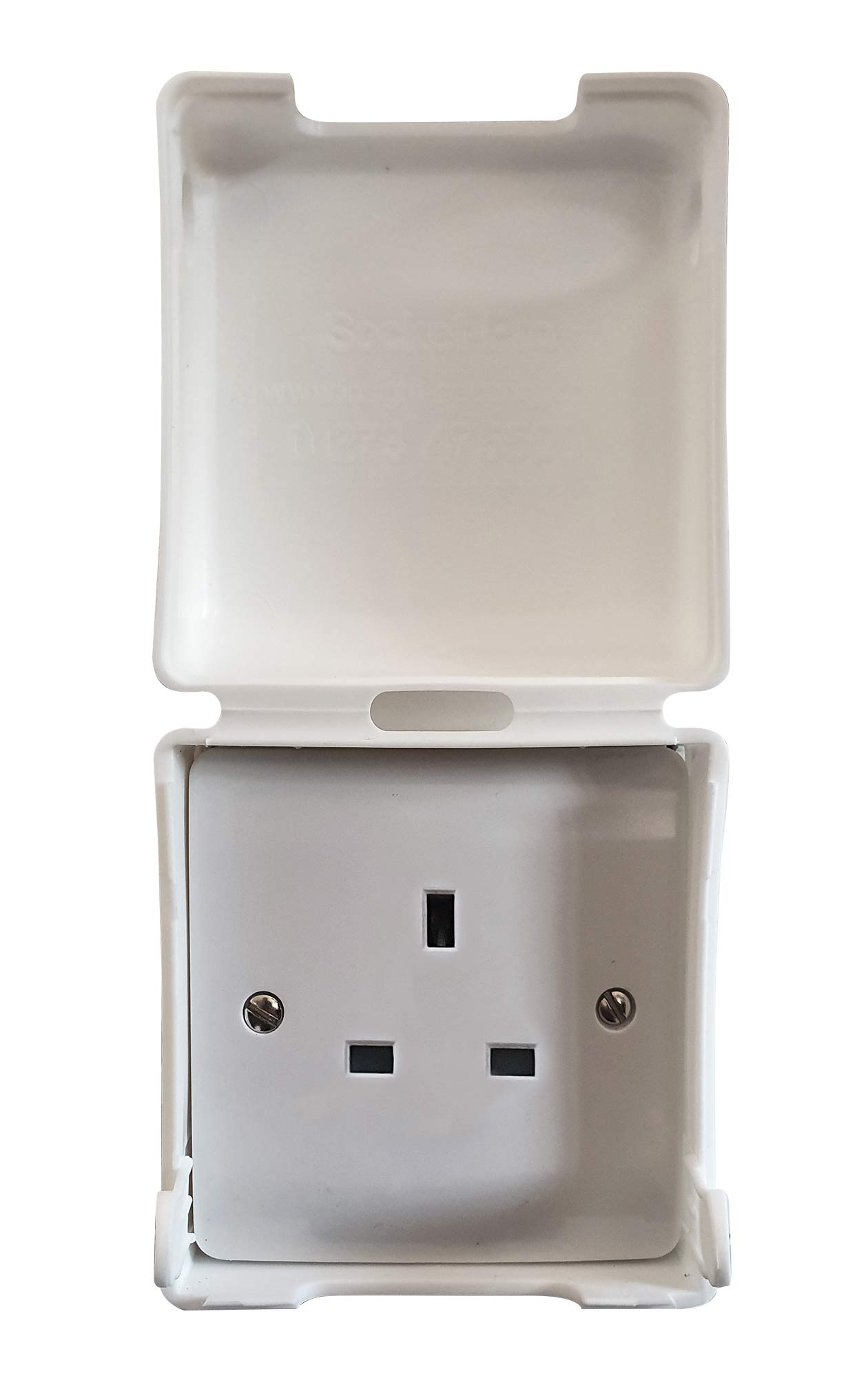 BabySecurity Electric Plug Socket Cover (1 Pack, Single) Prevents Tampering Accidents, Ideal for Home, School and Nurseries - White UK 3 Pin Plug