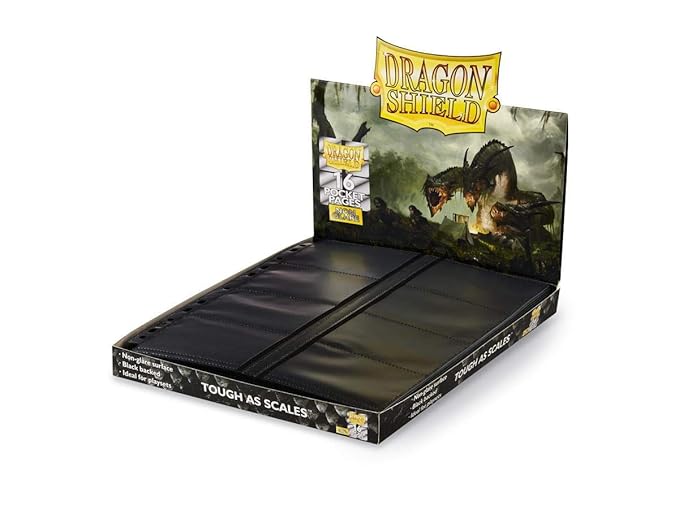 Arcane Tinmen ApS ART10312 Dragon Shield: 16-Pocket Pages-Blendfrei-Center Loader (50 Stück), Mehrfarbig