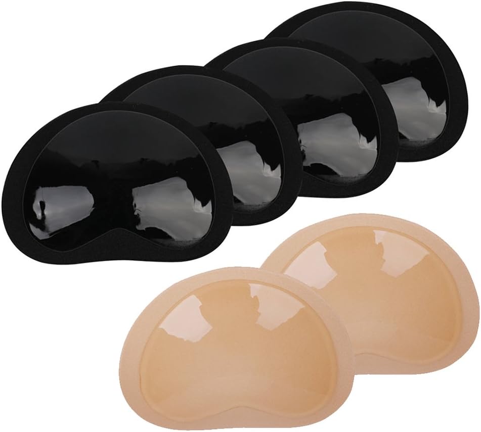 Silicone Bra Inserts Lift Breast Inserts Breathable Push Up Sticky Bra Cups for women (3 Pairs)