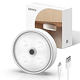 EZVALO Puck Lights with Remote, Rechargeable LED