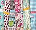 KAF Home Child's Hostess Extra Long Ties – Adjustable Bib Cupcake Apron-Machine Wash-Used in Kitchen, Gardening, Multicolor