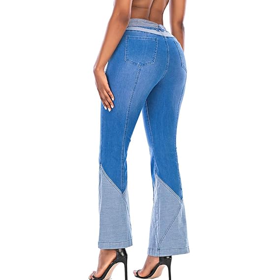 patch bell bottom jeans