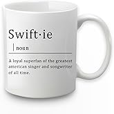Toshiy Swiftie Mug, Music Lover Coffee Mug, Musician Cup for Woman Christmas White Elephant Gifts for Music Lovers Fans 11OZ White