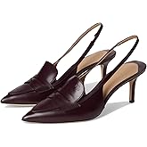 Lauren Ralph Lauren Womens Khloe Leather Slingback Loafers Pumps