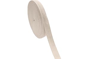 PAMIR TONG 3/4 inch Natural White Herringbone Twill Tape for Sewing,Tags, Ties,Gift Wrapping Home Deco -40 YardsCotton Webbing Straps-Bias Binding Tape for Handles,Hoodie, DIY Crafts&Projects