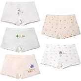 Revkokmx Little Girl Underwear Toddler Panties Big Kids Undies Soft 95% Cotton