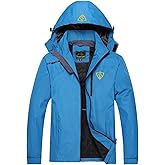 GIISAM Mens Windproof Jacket Waterproof Lightweight Mountain Sport Jacket for Men Hooded Windbreaker Raincoat
