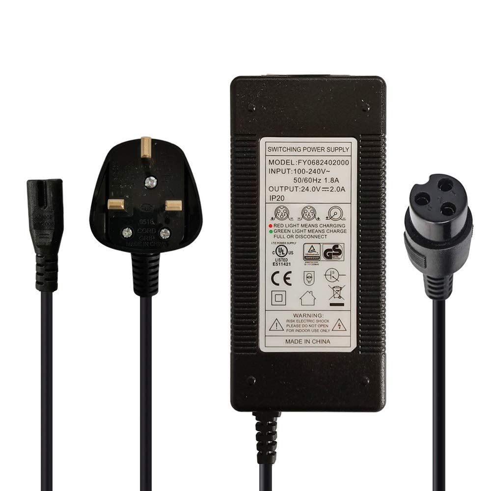 aunstarwei 29.4V 2A 7S Li-ion Battery Charger for Razor E100, E300, E125, E150, E200, E500, PR200, E225S, E325S, E175, Razor Pocket Mod Betty Bistro Bella