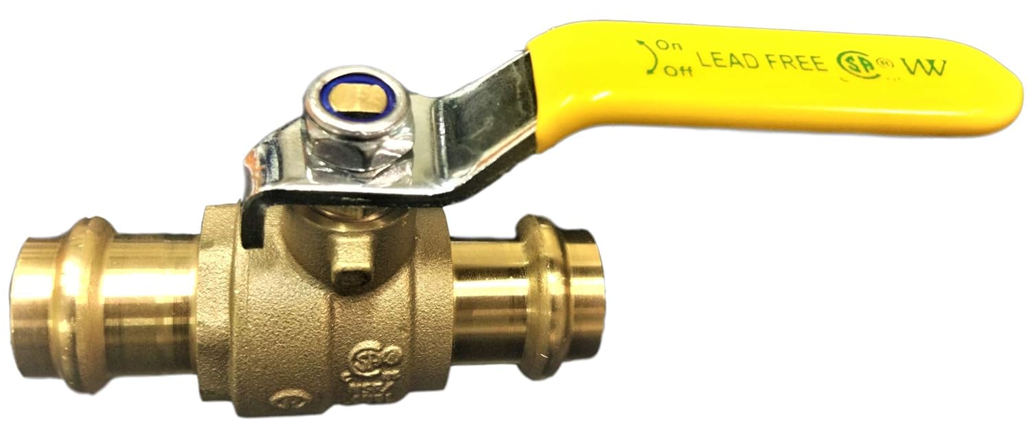 10 pcs 3/4 Propress Brass Ball Valve Lead Free tillescenter Fittings