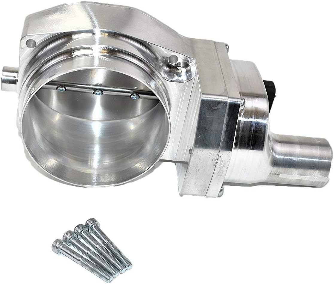 Automotive ATEAM SILVER 102 MM 4 BOLT THROTTLE BODY LS LS1 LS3 LS6 LSX