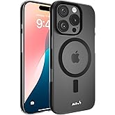 Mous for iPhone 16 Pro Case Clear MagSafe Compatible - Super Thin 2.0 - Transparent Slim Magnetic Phone Cover