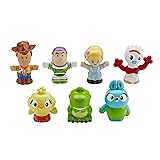 Fisher-Price Little People Toddler Toys Disney Toy Story 7 Friends Pack Figure Set with Woody & Buzz Lightyear for Ages 18+ Months (Amazon Exclusive)