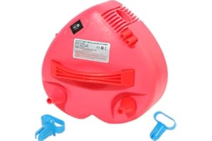 QIPUMP Electric Balloon Pump,Portable Dual Nozzle 110V 600W Electric Balloon Blower Air Pump Balloons Inflator for Balloon Decoration,Balloon Arch, Balloon Column Stand, Party