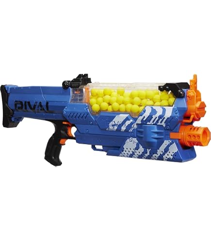 Amazon.com: NERF Rival Nemesis MXVII-10K Blaster, Red (Amazon