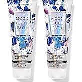 Bath & Body Works Ultimate Hydration Body Cream For Women 8 Fl Oz 2- Pack (8 Ounce (Pack of 2), Moonlight Path)