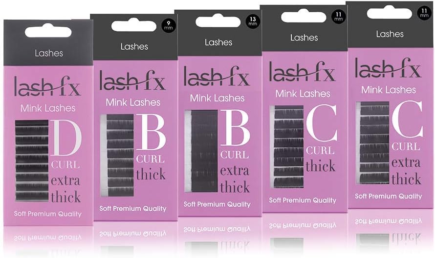 Lash FX 0.15 mm x 9 mm Mink C Curl Lashes