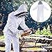 DGCUS Professional Cotton Full Body Beekeeping Suit with Self Supporting Veil Hood(For Person No Taller than 5' 9
