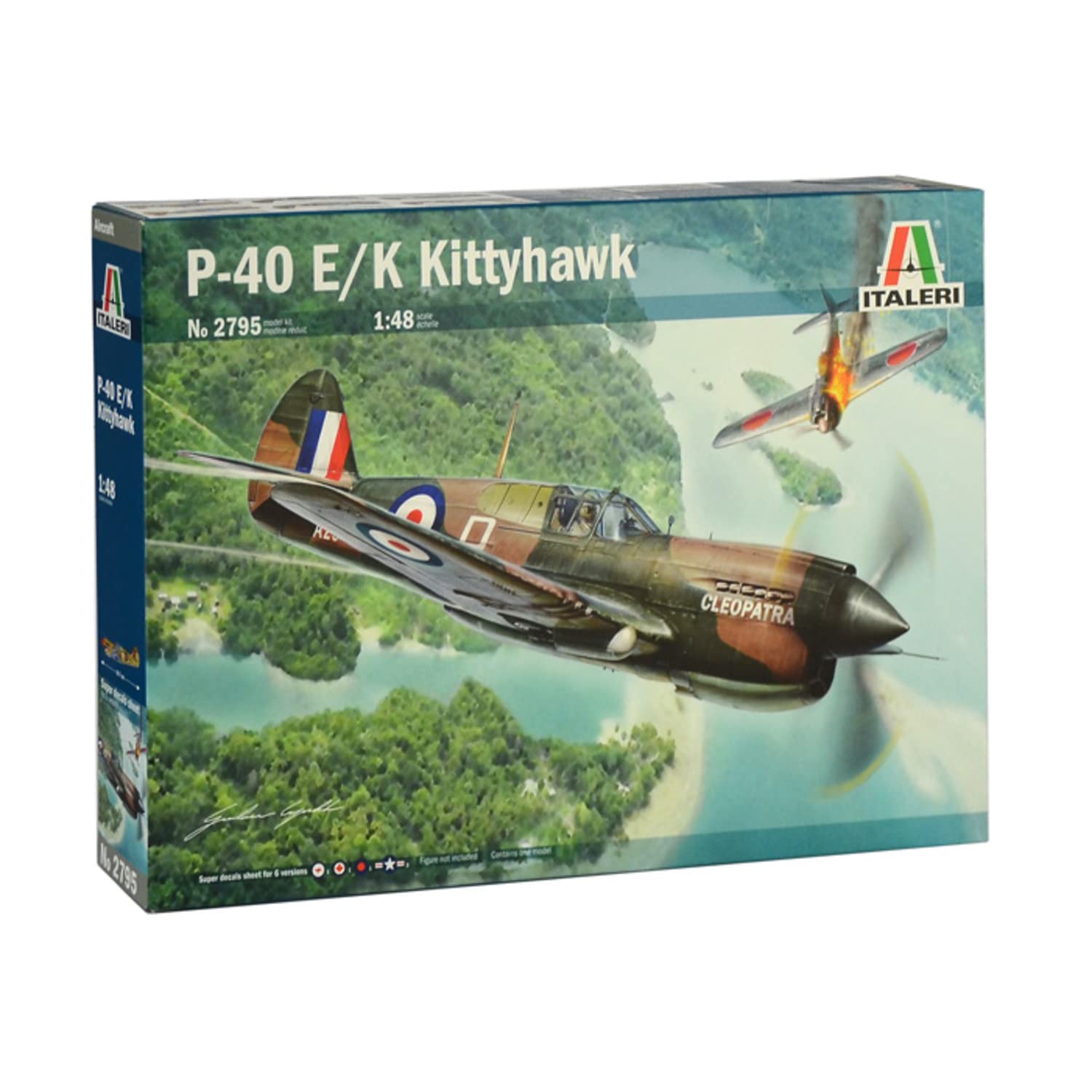 Italeri 1:48-1/48 RAF P-40E/K Kittyhawk