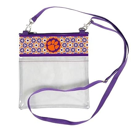Amazoncom Desden Clemson Tigers Clear Gameday Crossbody