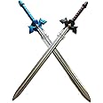 Damdos Halloween Prop PU Foam Cosplay Sword - Sky Sword, Kirito Kirigaya Shield, Link Breath of The Wild Bow Arrow, Crossbow - Birthday Gifts