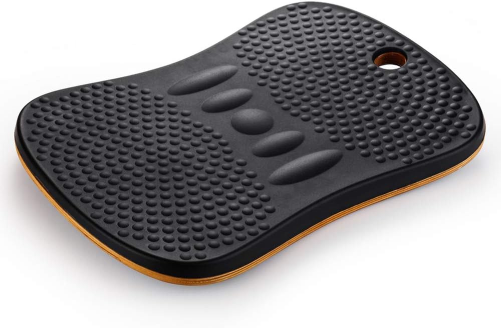 StrongTek Anti Fatigue Balance Board, Standing Mat, Standing Desk Accessories, Wobble Foot Rocker, Balancing Anti Fatigue Mat, Core Strength Exercise, Physical Therapy