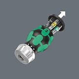 Wera Kraftform Kompakt Stubby Magazine RA 2 Snap-In Bit Screwdriver 6 Pieces view 3