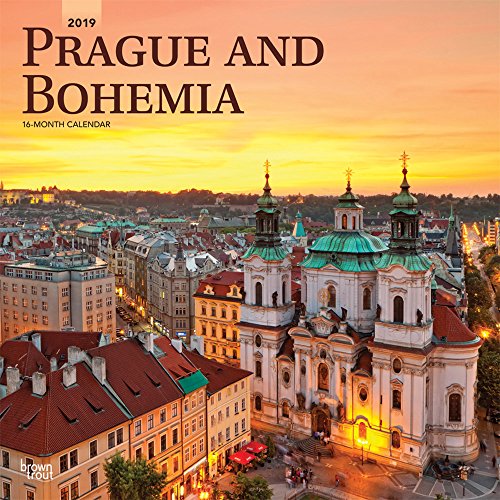 Prague and Bohemia 2019 12 x 12 Inch Monthly Square Wall Calendar, Scenic Travel Europe Czech Republ by 