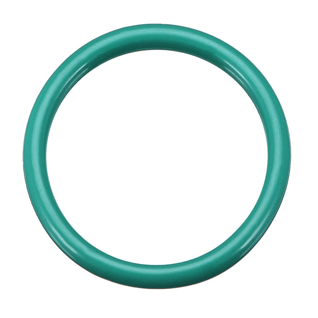 sourcing map Fluorine Rubber O-Rings, 37mm OD 30.8mm ID 3.1mm Width FKM Seal Gasket for Machinery Plumbing, Green, Pack of 1