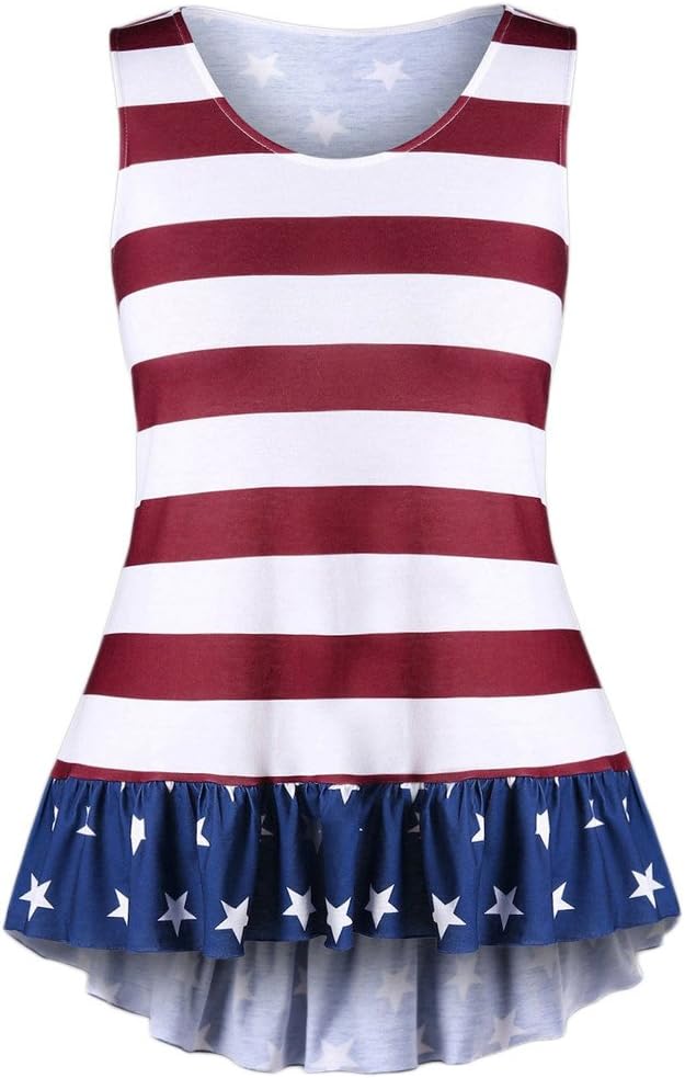 plus size patriotic tops