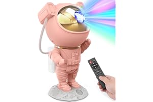 Mooyran Star Projector, Galaxy Projector for Bedroom, Remote Control & Time Space Projector, Night Light Projector for Kids Adults Gaming Room, Home Theater, Ceiling, Room Decor (Pink Exclusive)