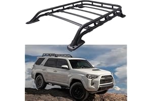 EZREXPM Roof Rack Basket Fit for Toyota 4Runner 2010-2024 Rooftop Cargo Basket Extra Bars Luggage Carrier