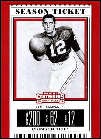 Amazoncom 2019 Panini Contenders Draft Season Ticket 48