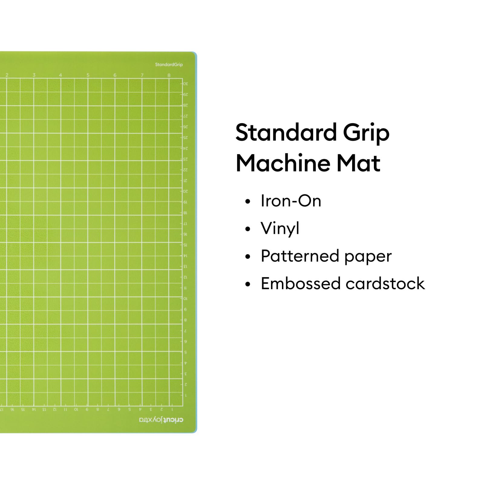 Cricut Mat Variety Pack (4 Count, 8.5in x 12in) - for Joy Xtra Machine - Includes 2 StandardGrip & 2 LightGrip