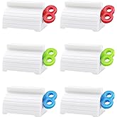 Toothpaste Squeezer, 6 Pcs Toothpaste Tube Squeezers, Multi-Purpose Toothpaste Dispenser, Rolling Toothpaste Holder Stand by 