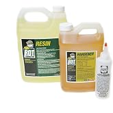 PC Products PC-Rot Terminator Epoxy Wood Hardener, Two-Part 1.5 gal in Two Bottles, Amber 192610