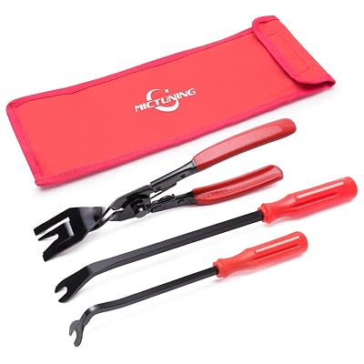 3-Piece Auto Trim Clip Remover Tool Set – Pliers For Door Panel Fasteners & Retainers