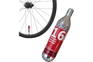 Bike Tire Cartridge,16g Cartridges for Bicycle Pump - Threaded Bike Pump Inflator for Daily Maintenance Mountain Biking Urban