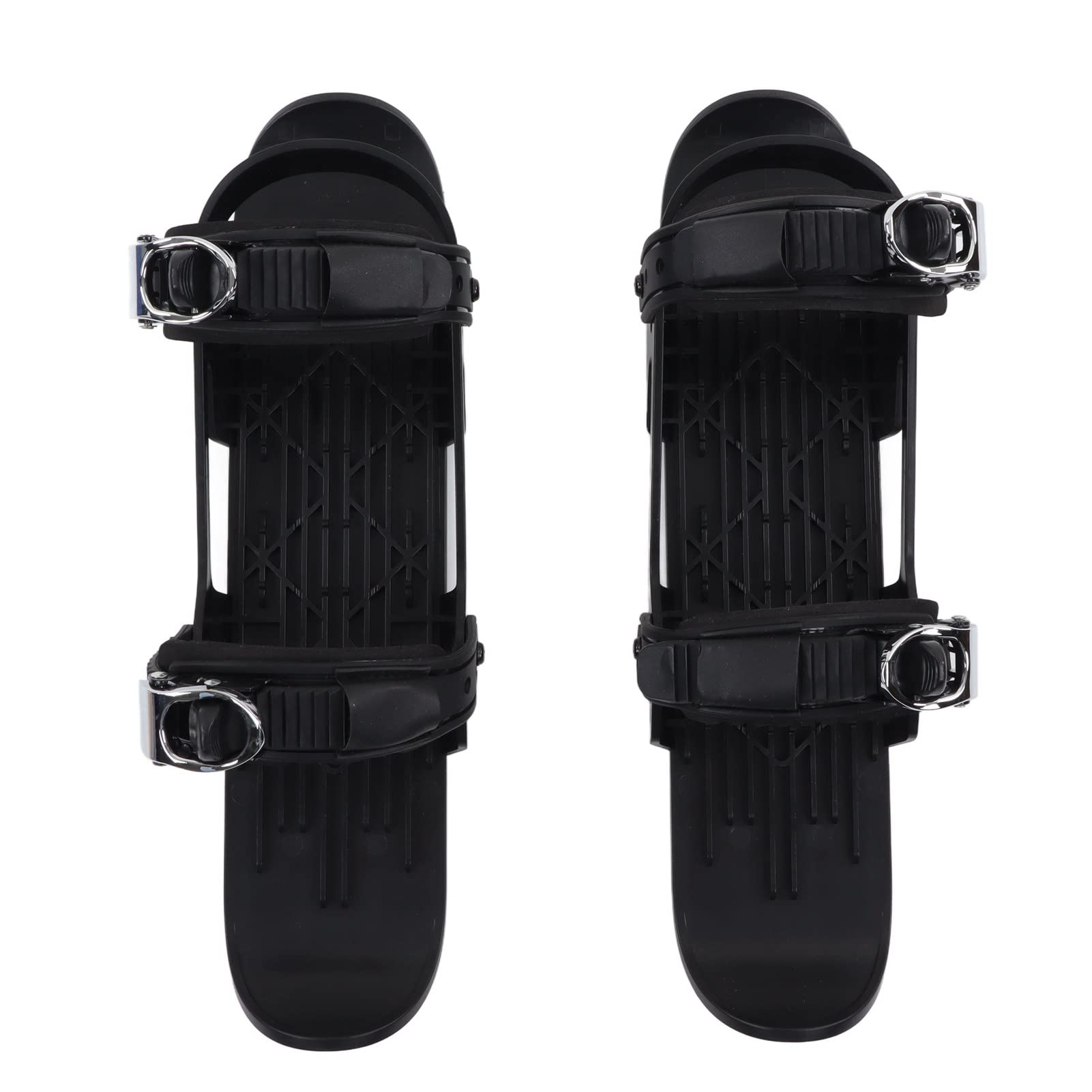 Mini Ski Shoes Adjusable Skiiboards Short Winter Sports Ski Boots for Downhill Skiing Portable, Highly Durable Skiing Tool for Ice Hockey, Skating, Inline Skating.(Black)