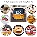 Instant Pot Accessories Set Fits 5,6,8Qt Instant Pot Pressure Cooker 5 Pcs with Steamer Basket, Egg Steamer Rack, Non-Stick Springform Pan, Steaming Stand, 1 Pair Silicone Cooking Pot Mitts
