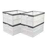 Buyitt 4-Pack 30 L Plastic Collapsible