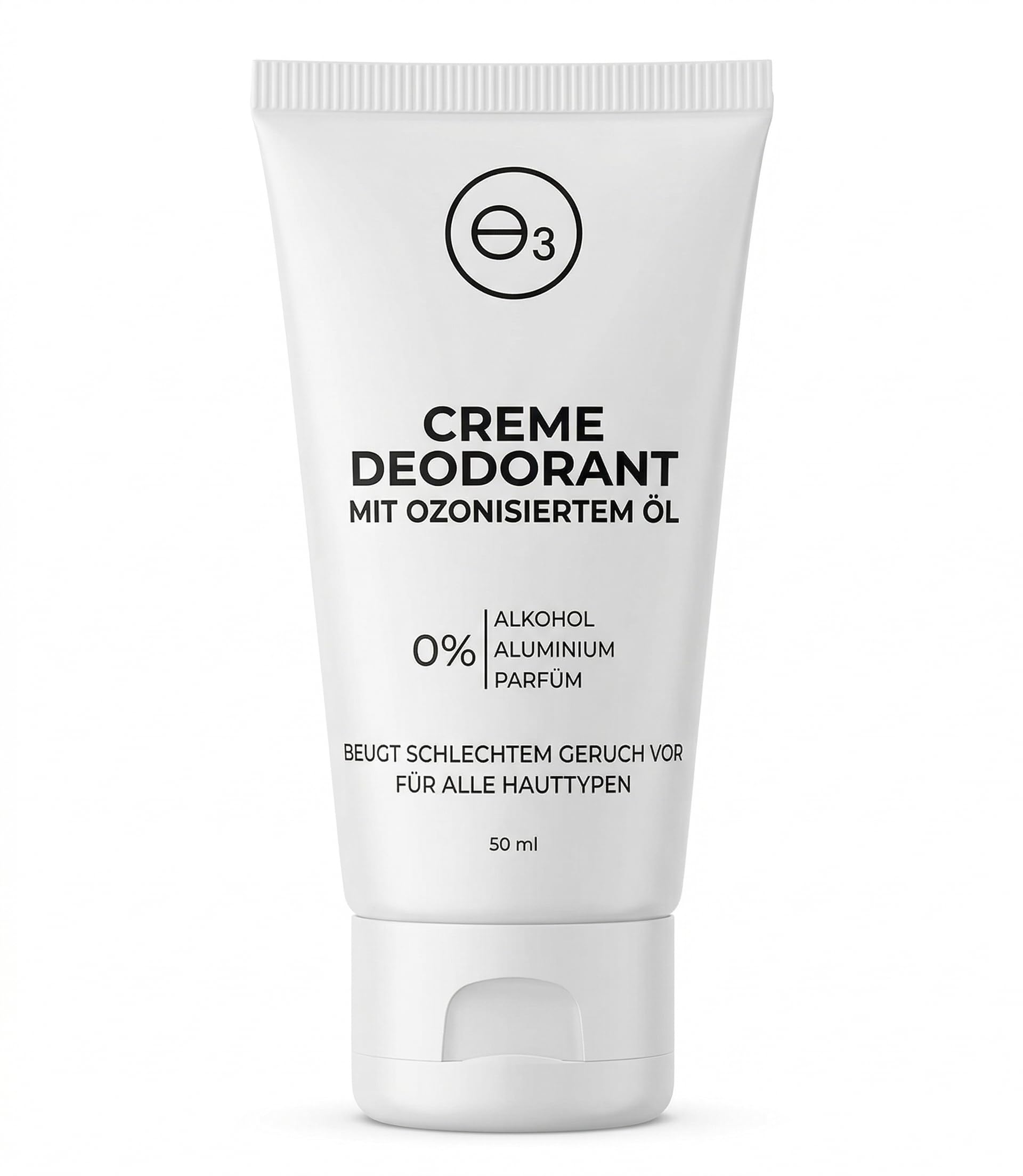 Deo Damen Bio 100% natürlich mit antibakteriellem ozonisiertem Öl für empfindliche Haut Deodorant for Men Deo ohne Aluminium ohne Parfum Deo Creme Damen ohne Parabene Geruchskontrolle 50 ml