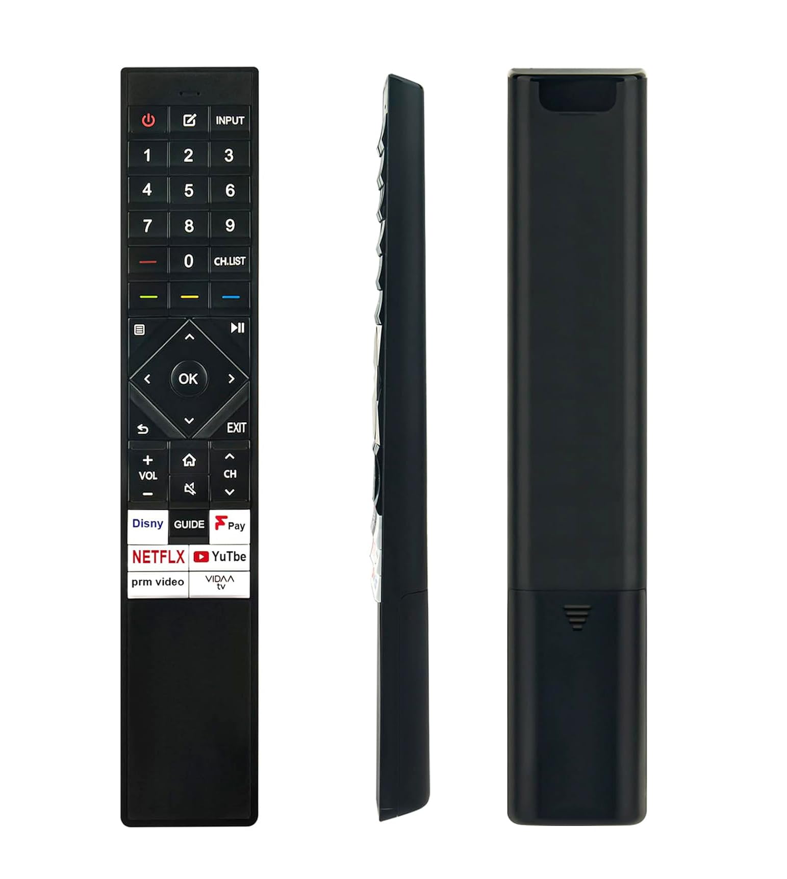 AULCMEET ERF6P64H No Voice Replacement Remote Control Compatible with Hisense 4K OLED Smart TV 65UXKQTUK 85U7KQTUK 100U7KQTUK 75U7KQTUK 75U8KQTUK 55U7KQTUK 55U8KQTUK 65A85KTUK 65U7KQTUK