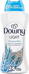 Downy Light Laundry Scent Booster Beads for Washer, Ocean Mist, 24 oz, with No Heavy Perfumes