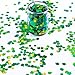 Aneco 100g/5800 Pieces Shamrocks Table Confetti Lucky Round Sequins for Arts and Crafts St. Patrick's Day Saint Patrick Party Favors Decoration Supplies