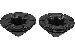 X AUTOHAUX 2 Pcs Black Rear Upper Suspension Coil Spring Insulator No.52691SNAA01 for Honda Civic 2006-2011