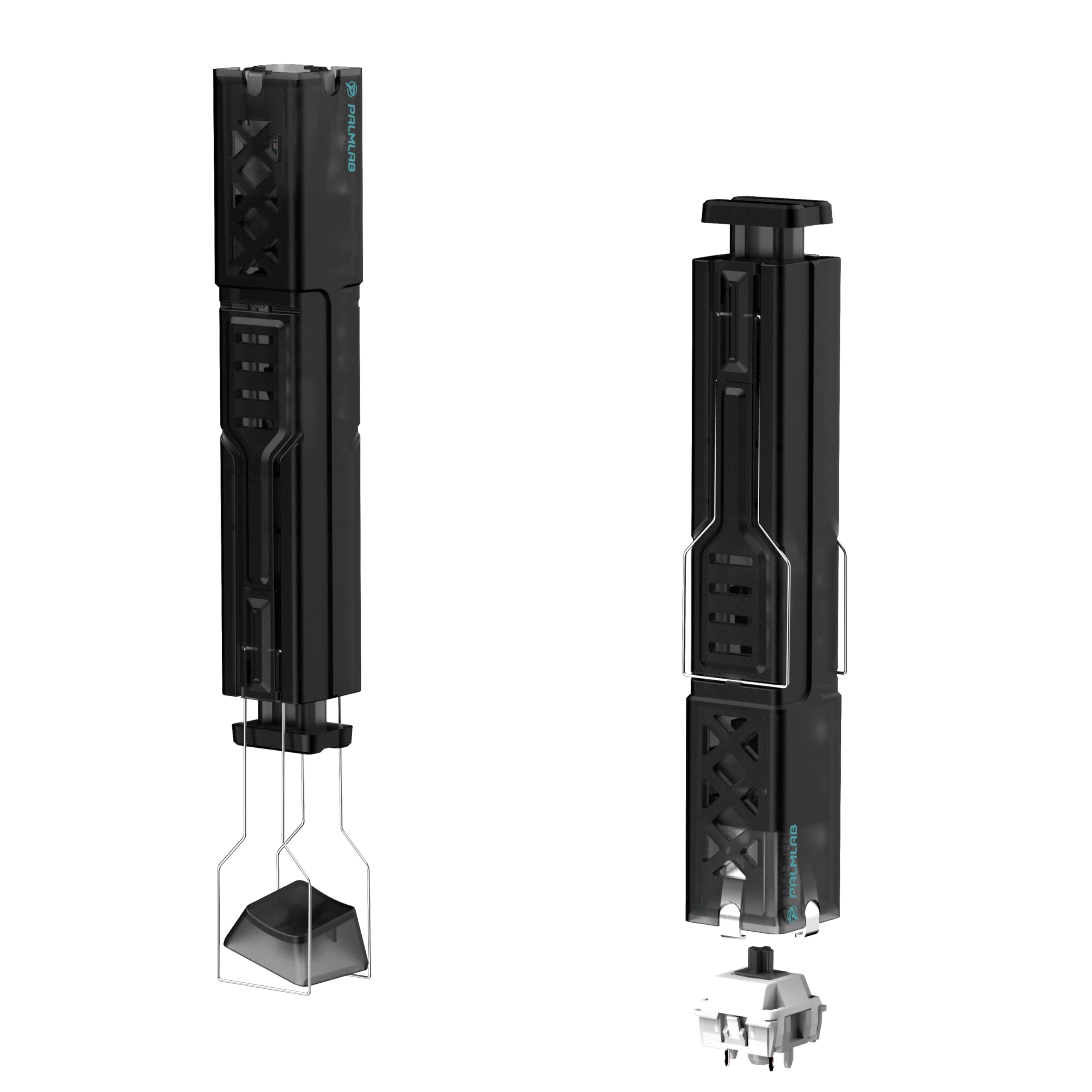 PALMLAB 2-in-1 Switch Puller and Keycap Puller with 4-Claw Grip, One-Press Eject Design for Fast & Stable Removal from Gaming Keyboards