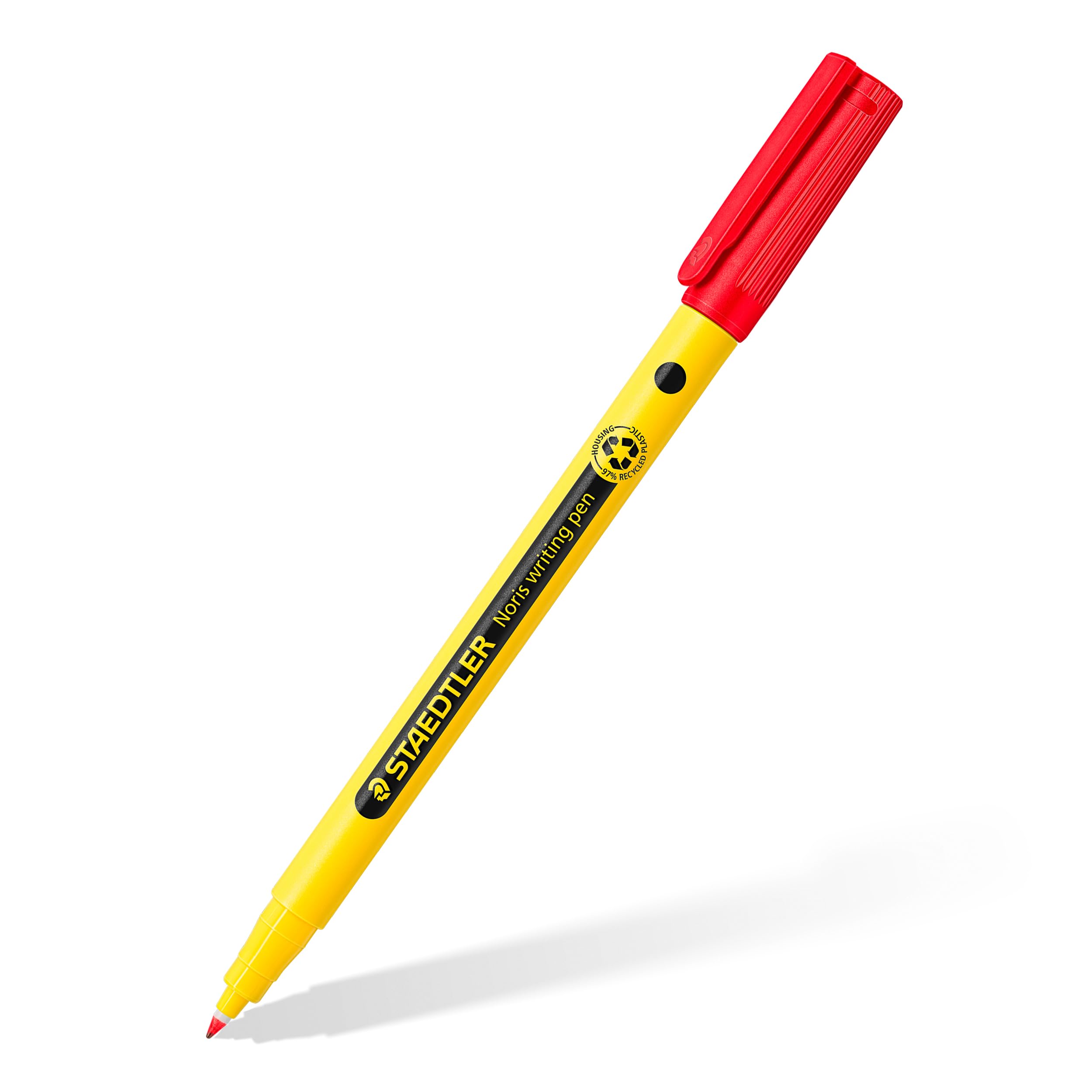 STAEDTLER 307-2 Noris Handwriting Pen - Red (Box of 10)