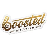 Boosted Status Decal/Sticker (Gold)